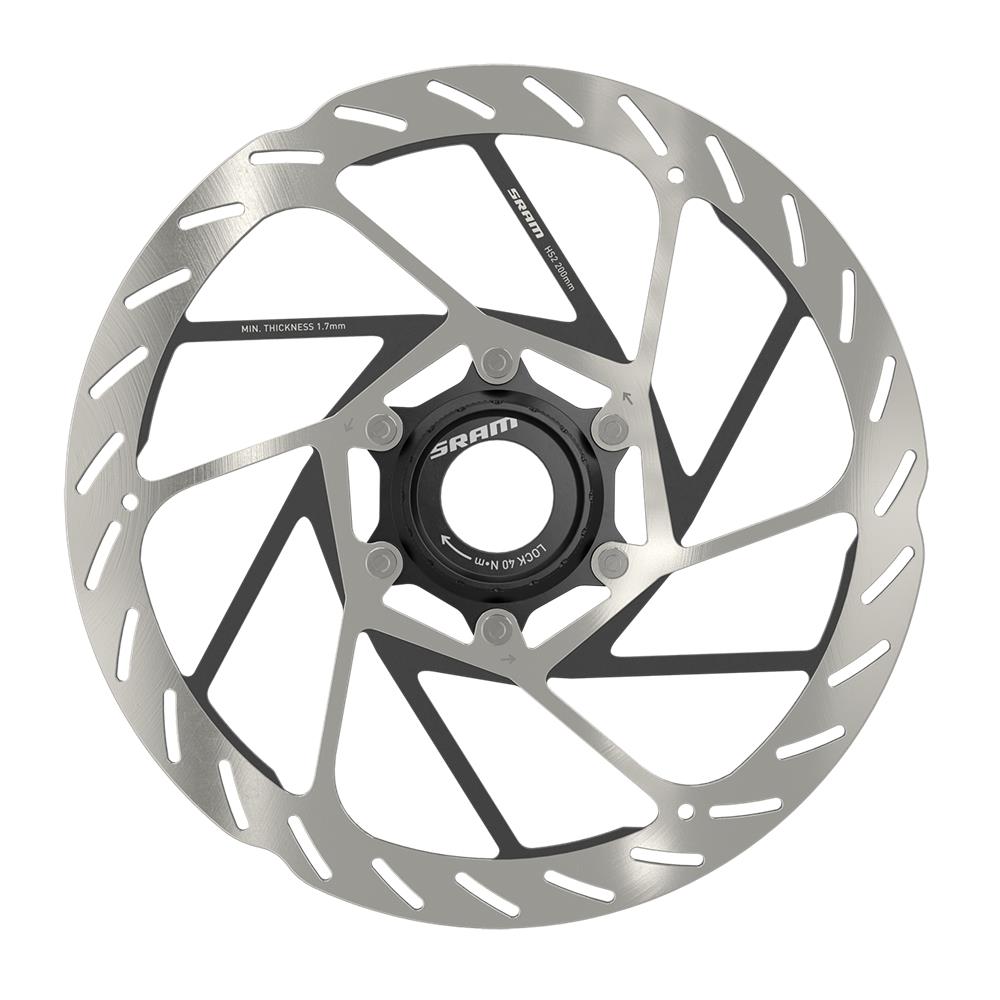SRAM ROTOR - HS2 6-BOLT (INCLUDES STEEL ROTOR BOLTS) ROUNDED