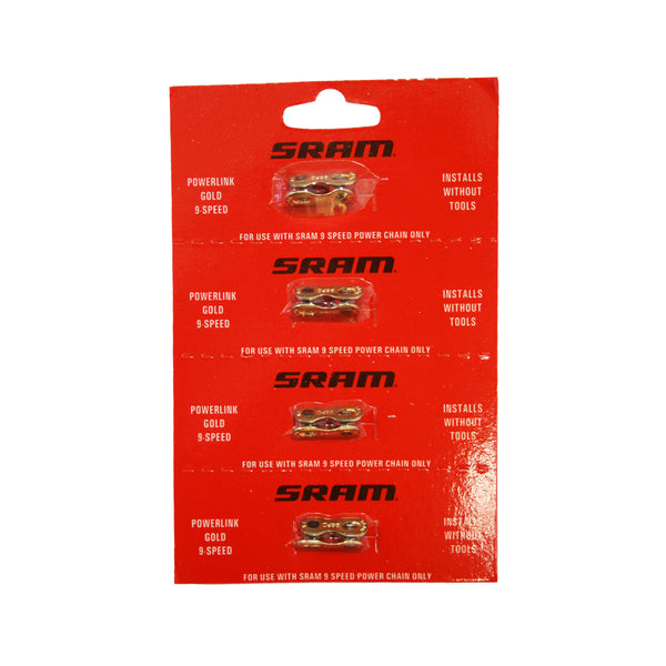 SRAM POWERLINK GOLD 9 SPEED (4PCS)