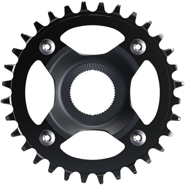 CR-EM800 chainring, 32T without chain guard, for chain line 55 mm, black