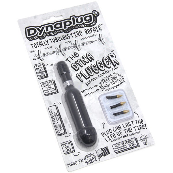 Dynaplugger bicycle tubeless repair tool