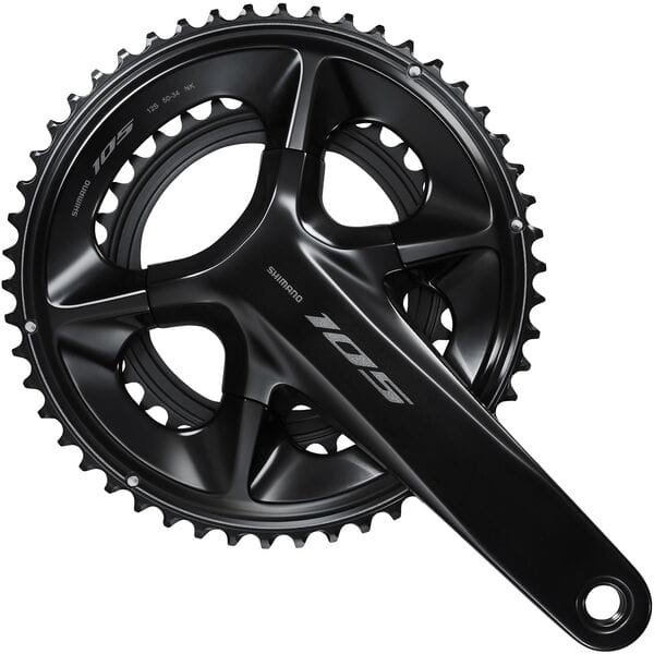 FC-R7100 105 double 12-speed chainset, HollowTech II, black