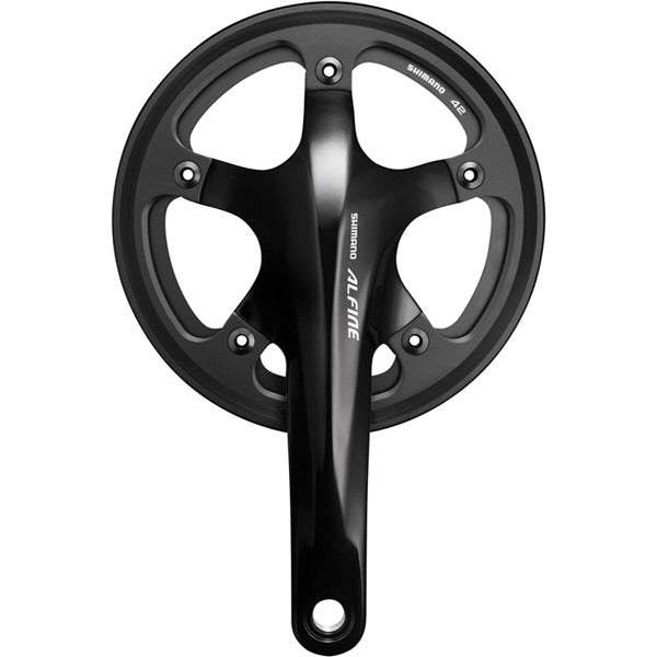 FC-S501 Alfine 2-piece chainset with single chain guard