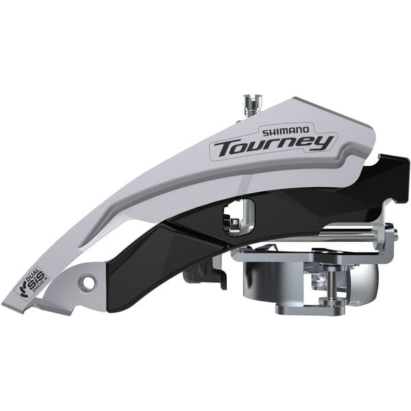 FD-TY600 Tourney front mech, triple, top swing, dual pull, 63-66, for 42T