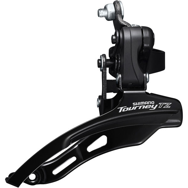 FD-TZ510 6-speed MTB front derailleur, down swing, down pull, 31.8mm, 66-69, 48T