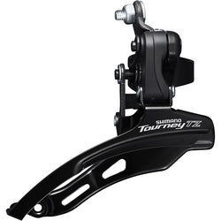 FD-TZ500 6-speed MTB front derailleur, down swing, down pull, 28.6mm, 66-69, 42T