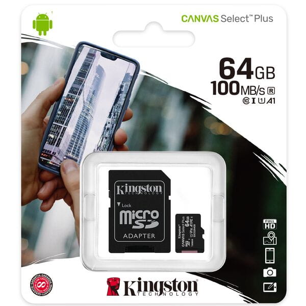 Canvas Select Plus microSD card - 64GB