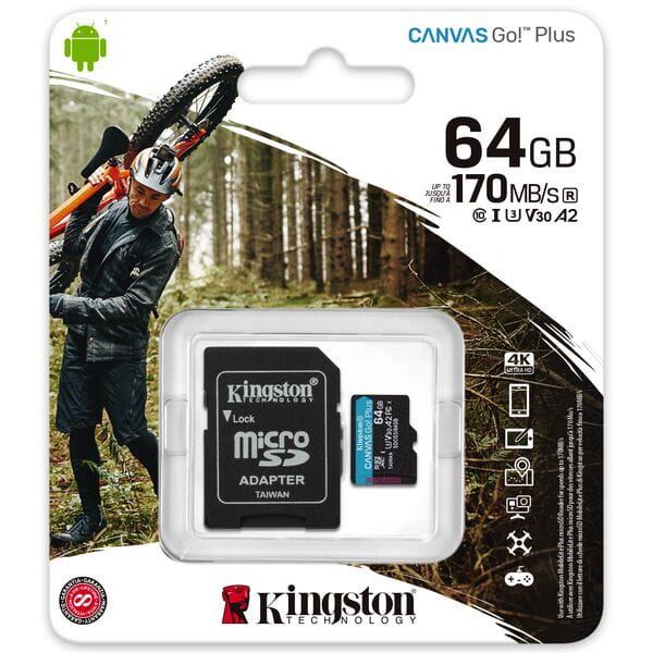 Canvas Go! Plus microSD card - 64GB