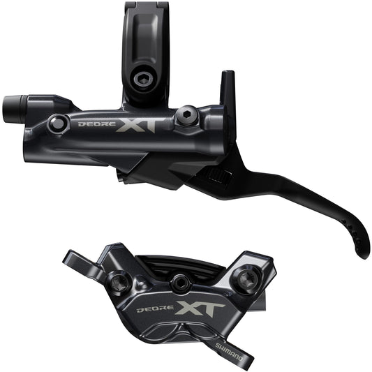 BR-M8220/BL-M8200 XT 4 pot bled brake lever/post mount calliper, rear left