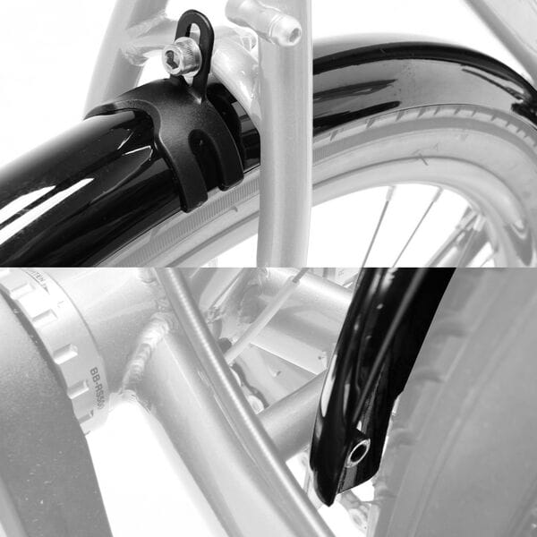 Primoplastics mudguards, stainless fittings