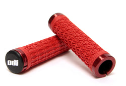 SDG MTB Lock On Grips 130mm - Red / Black