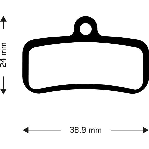 Aztec Sintered Disc Brake Pads for Shimano Saint M810 / M820 / Zee M640