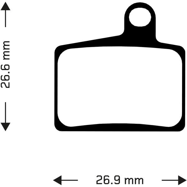 Aztec Sintered Disc Brake Pads for Hayes Stroker Ryde / Dyno