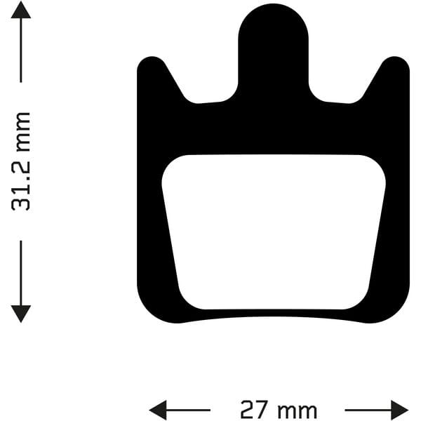 Aztec Sintered Disc Brake Pads for Hope X2