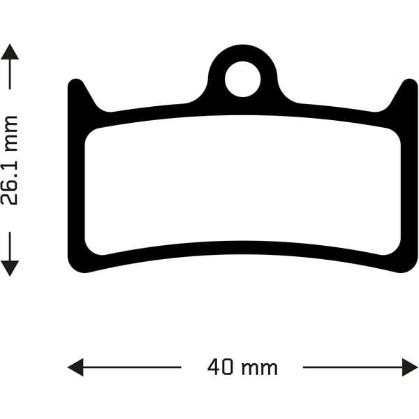 Aztec Sintered Disc Brake Pads for Hope V4