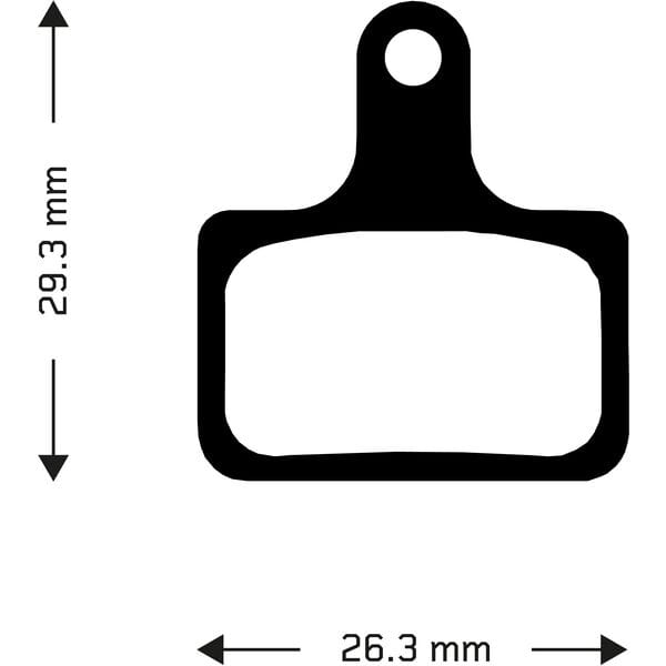 Aztec Sintered Disc Brake Pads for Shimano Flat Mount Dura Ace / Ultegra