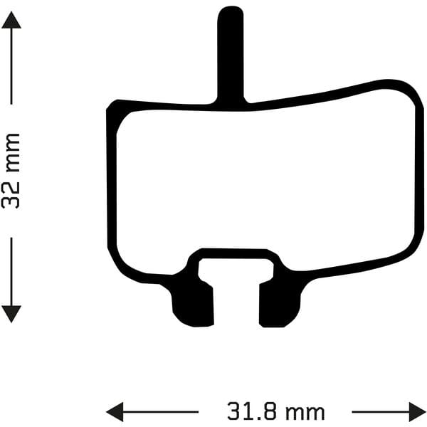 Aztec Sintered Disc Brake Pads for Hayes HFX-MAG / HFX 9 / Promax Hydraulic