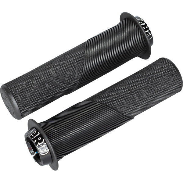 Trail Lock On Grips, with Flange, 32mm, Black