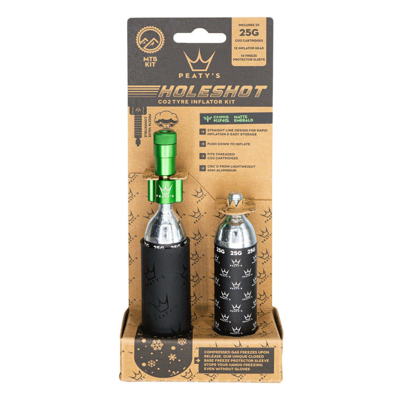 Peaty's Holeshot CO2 Tyre Inflator - MTB (25g)