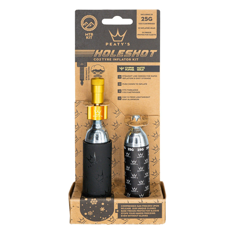 Peaty's Holeshot CO2 Tyre Inflator - MTB (25g)