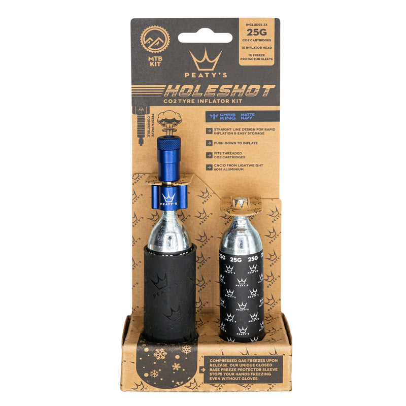 Peaty's Holeshot CO2 Tyre Inflator - MTB (25g)