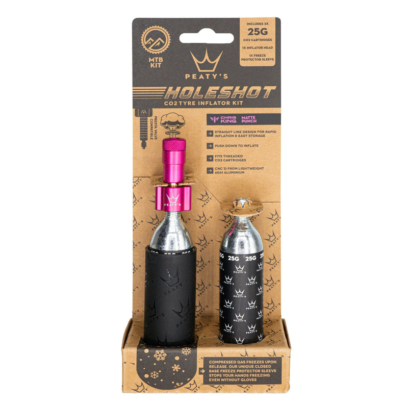 Peaty's Holeshot CO2 Tyre Inflator - MTB (25g)