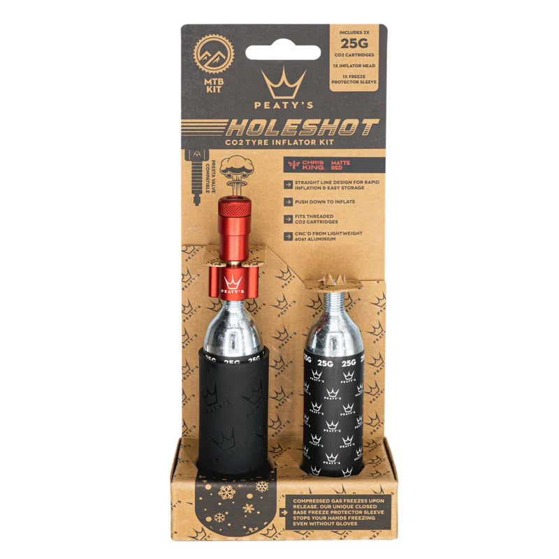 Peaty's Holeshot CO2 Tyre Inflator - MTB (25g)