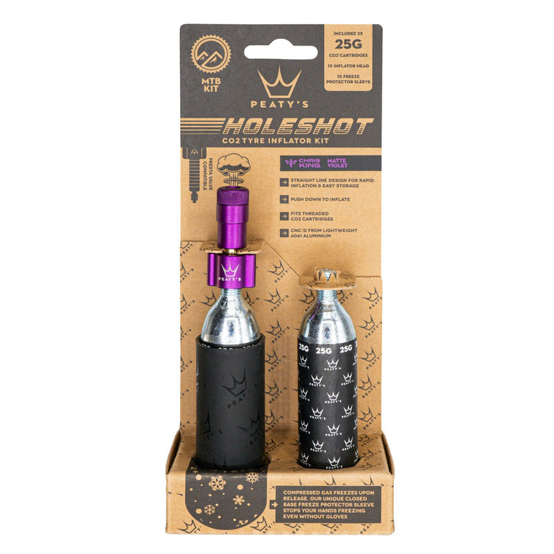 Peaty's Holeshot CO2 Tyre Inflator - MTB (25g)