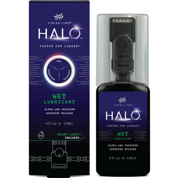 Halo Wet Lubricant - 4oz/120ml - Bottle and Smart Luber