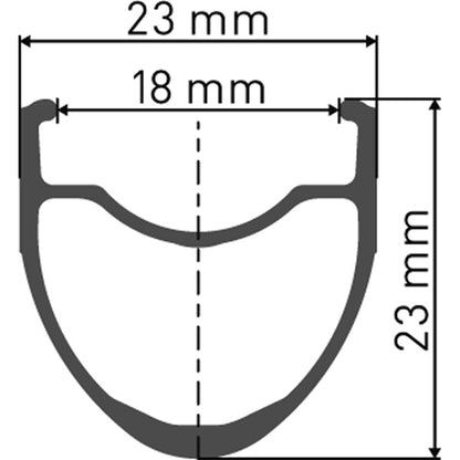 ARC 1100 DICUT wheel, carbon clincher 62 x 17 mm rim, rear