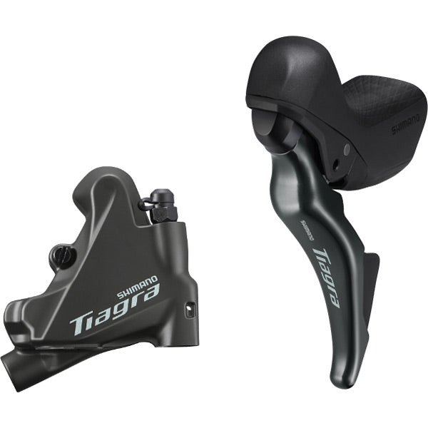 ST-4725 Tiagra short reach lever STI bled with BR-4770 flat mount calliper