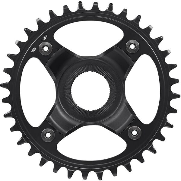 SM-CRE80-12-B chainring, 12-speed, 36T without chain guard, for chain line 55 mm