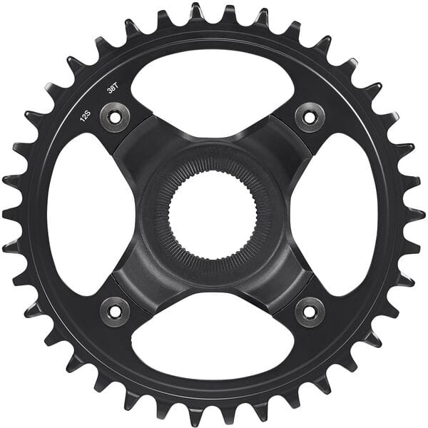 SM-CRE80-12-B chainring, 12-speed, 38T without chain guard, for chain line 55 mm