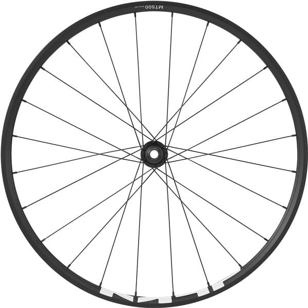 WH-MT500 MTB wheel, 27.5 in (650b), 15 x 110 mm boost thru-axle, front, black