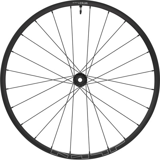 WH-MT601 tubeless compatible wheel - 27.5 in, 15 x 110 mm axle, front, black