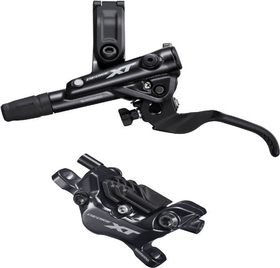 BR-M8120/BL-M8100 XT 4 pot bled brake lever/post mount calliper