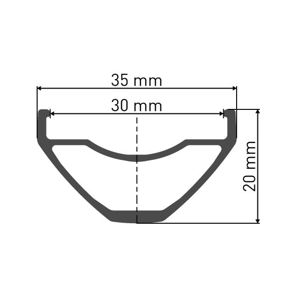 E 1900 wheel, 30 mm rim, 15 x 110 m BOOST axle, 27.5 inch front