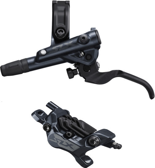 SLX BR-M7120/BL-M7100 4 pot bled brake lever/post mount calliper