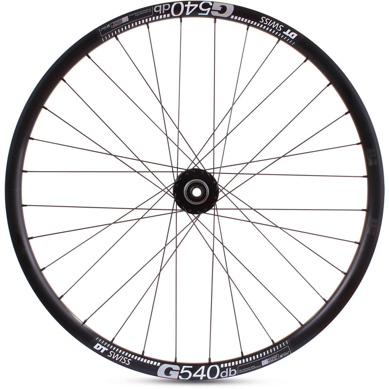 Gravel Front Wheel DT 370 CL Hub G 540 Rim TLR black 700c