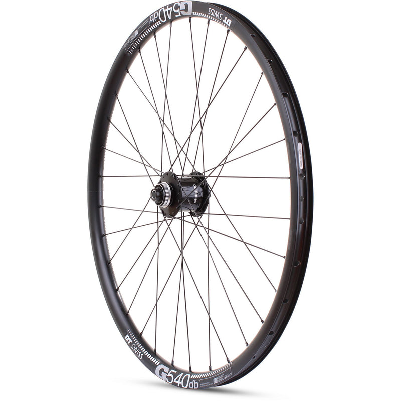 Gravel Front Wheel DT 370 CL Hub G 540 Rim TLR black 700c